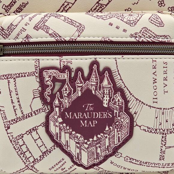 Harry Potter Hogwarts Marauders Map Mini Backpack New - Picture 6 of 7